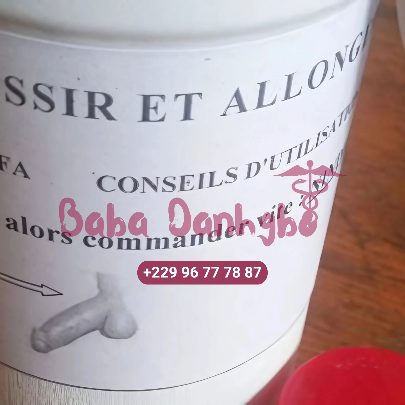 Pommade de Gros Pénis